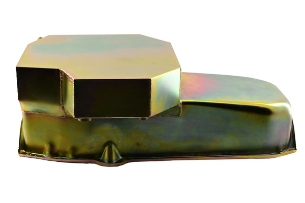 1958-79 CHEVY SMALL BLOCK 283-305-327-350-400 CHAMPION RACING OIL PAN - ZINC
