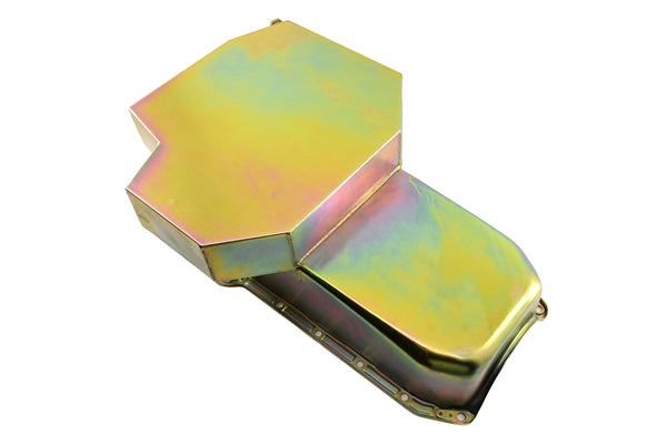 1958-79 CHEVY SMALL BLOCK 283-305-327-350-400 CHAMPION RACING OIL PAN - ZINC