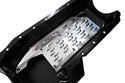 STEEL 1986-2002 CHEVY SB 305-427 ROAD RACING OIL PAN W- WINDAGE TRAY - BLACK