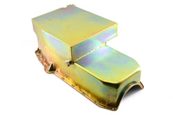 1958-79 CHEVY SMALL BLOCK 283-305-327-350 IMCA CIRCLE TRACK RACING OIL PAN - ZINC