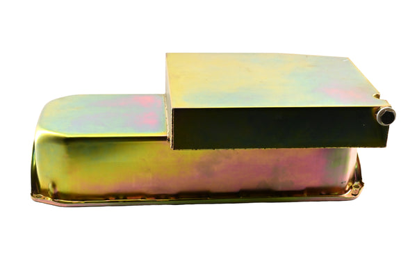 1958-79 CHEVY SMALL BLOCK 283-305-327-350 IMCA CIRCLE TRACK RACING OIL PAN - ZINC