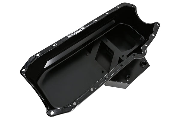 1958-79 CHEVY SMALL BLOCK 283-305-327-350-400 CHAMPION RACING OIL PAN - BLACK