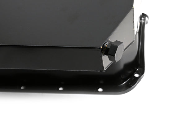 1958-79 CHEVY SMALL BLOCK 283-305-327-350-400 CHAMPION RACING OIL PAN - BLACK