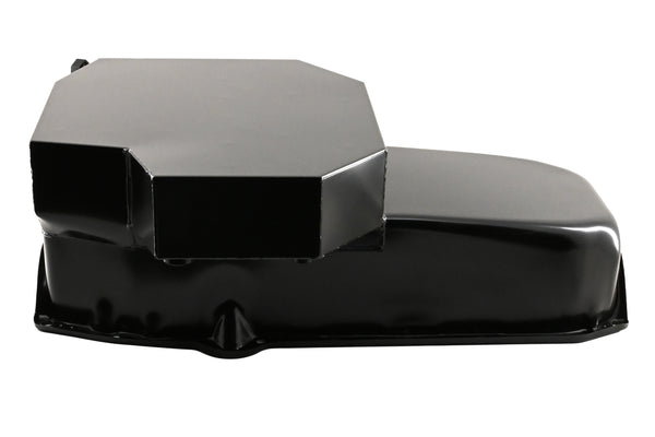 1958-79 CHEVY SMALL BLOCK 283-305-327-350-400 CHAMPION RACING OIL PAN - BLACK