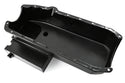STEEL 1958-79 CHEVY SB 283-400 IMCA CIRCLE TRACK RACING OIL PAN W-INSPECTION PLUG - BLACK