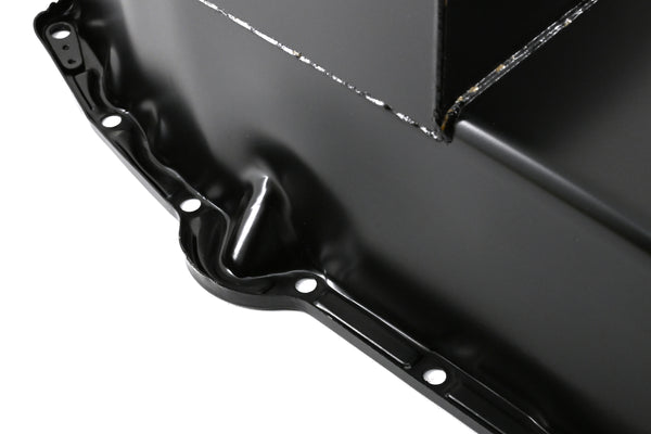 1958-79 CHEVY SMALL BLOCK 283-305-327-350-400 IMCA CIRCLE TRACK RACING OIL PAN - BLACK