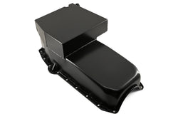 1958-79 CHEVY SMALL BLOCK 283-305-327-350-400 IMCA CIRCLE TRACK RACING OIL PAN - BLACK