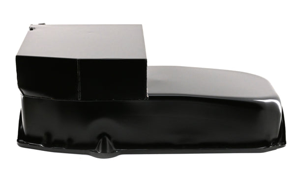 1958-79 CHEVY SMALL BLOCK 283-305-327-350-400 IMCA CIRCLE TRACK RACING OIL PAN - BLACK