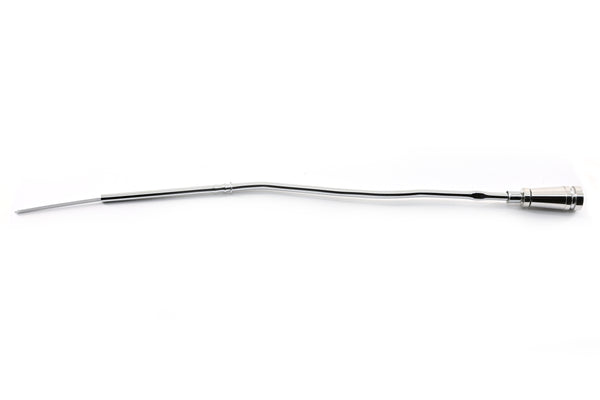 CFR Performance Compatible/Replacement Steel Dipstick for Pontiac 403, Firebird 400, and Oldsmobile 350-455 – Chrome with Billet Aluminum Handle