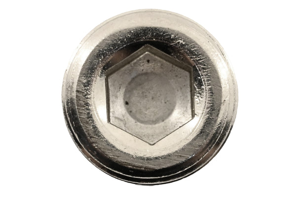 Steel Drain Hex Socket Plug – 1/2