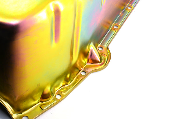 1958-79 CHEVY SMALL BLOCK 283-305-327-350 IMCA CIRCLE TRACK RACING OIL PAN - ZINC