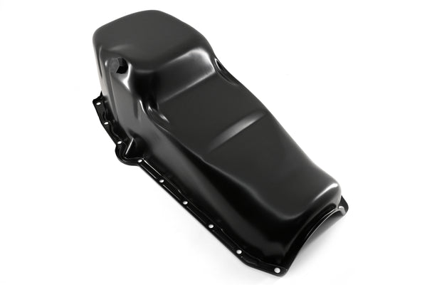 1958-79 CHEVY SMALL BLOCK 283-305-327-350 IMCA CIRCLE TRACK RACING OIL PAN - BLACK