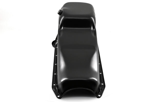 1958-79 CHEVY SMALL BLOCK 283-305-327-350 IMCA CIRCLE TRACK RACING OIL PAN - BLACK