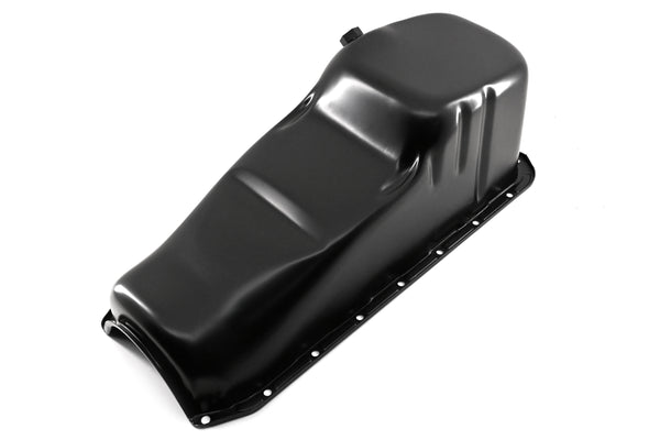 1958-79 CHEVY SMALL BLOCK 283-305-327-350 IMCA CIRCLE TRACK RACING OIL PAN - BLACK