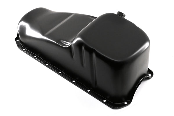 1958-79 CHEVY SMALL BLOCK 283-305-327-350 IMCA CIRCLE TRACK RACING OIL PAN - BLACK