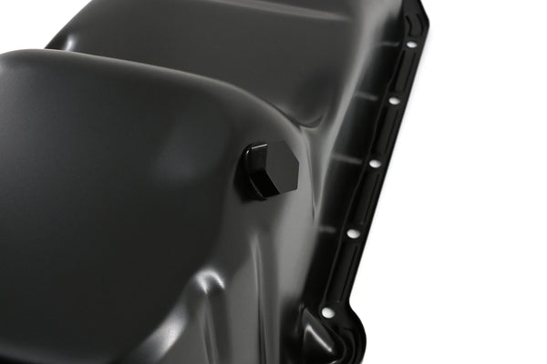 1958-79 CHEVY SMALL BLOCK 283-305-327-350 IMCA CIRCLE TRACK RACING OIL PAN - BLACK