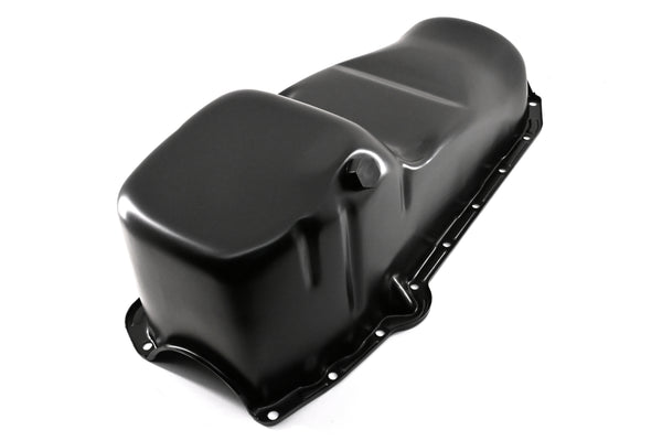 1958-79 CHEVY SMALL BLOCK 283-305-327-350 IMCA CIRCLE TRACK RACING OIL PAN - BLACK