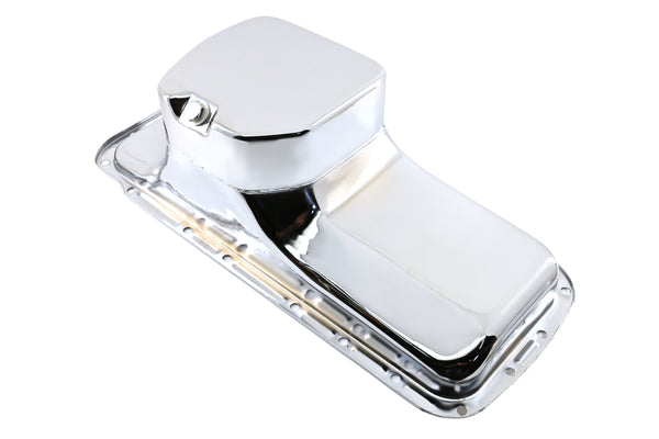 1967-87 CHRYSLER-MOPAR BIG BLOCK 361-383-400-440 HEMI 426 RACING OIL PAN - CHROME