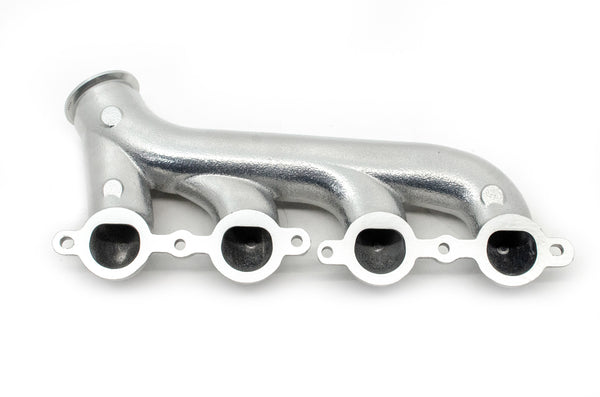 CAST IRON EXHAUST MANIFOLDS V BAND DRIVER PASSENGER 02-12 CHEVY LS BASED KIT