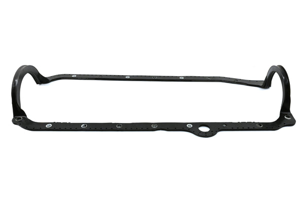 Rubber Neoprene Oil Pan Gasket – Fits 1986–2002 Chevy SB 305-350, 1-Piece RMS, Passenger Side Dipstick – Black