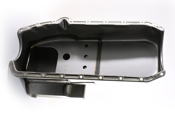1962-67 CHEVY II-NOVA 1958-79 SMALL BLOCK 283-305-327-350-400 DRAG RACING OIL PAN - RAW