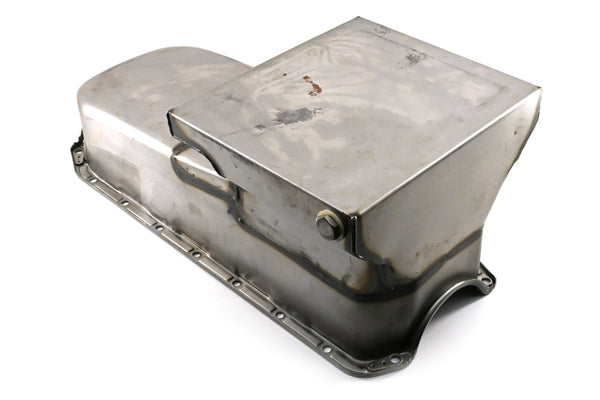 1962-67 CHEVY II-NOVA 1958-79 SMALL BLOCK 283-305-327-350-400 DRAG RACING OIL PAN - RAW