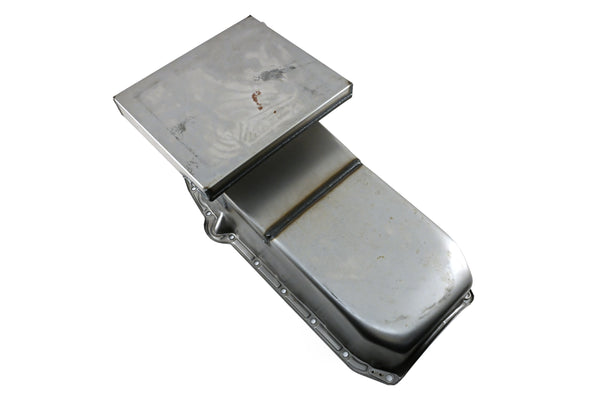 1962-67 CHEVY II-NOVA 1958-79 SMALL BLOCK 283-305-327-350-400 DRAG RACING OIL PAN - RAW