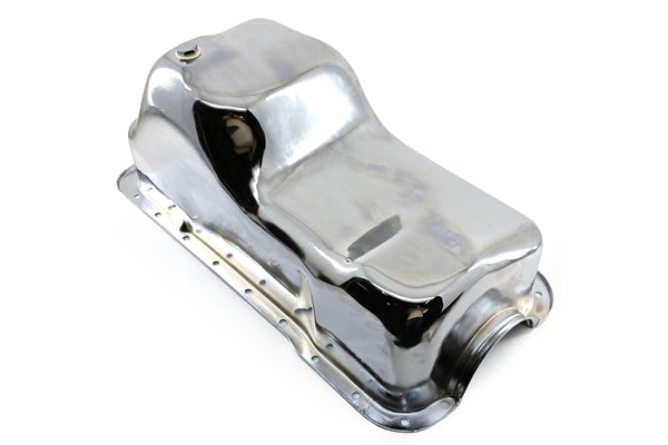 1988-96 FORD SMALL BLOCK 351W WINDSOR STOCK CAPACITY TRUCK OIL PAN - CHROME