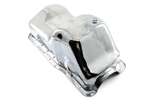 1988-96 FORD SMALL BLOCK 351W WINDSOR STOCK CAPACITY TRUCK OIL PAN - CHROME