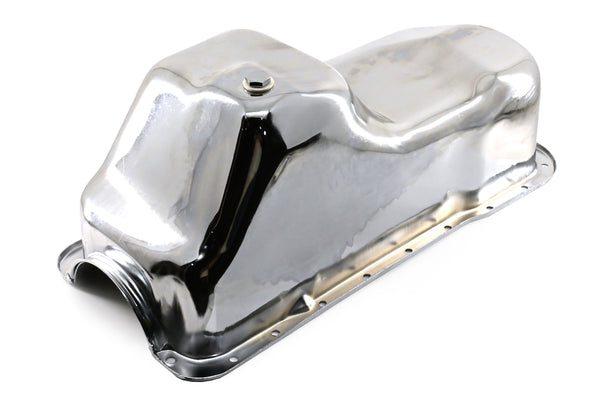 1988-96 FORD SMALL BLOCK 351W WINDSOR STOCK CAPACITY TRUCK OIL PAN - CHROME