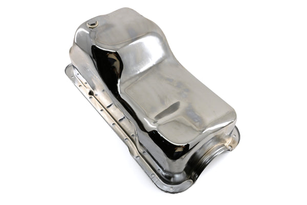 1988-96 FORD SMALL BLOCK 351W WINDSOR STOCK CAPACITY TRUCK OIL PAN - CHROME