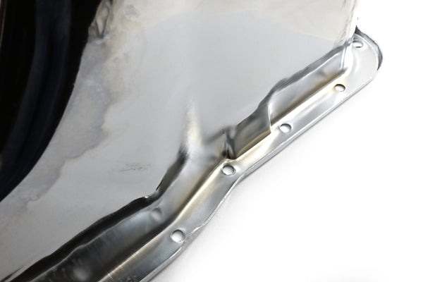 1988-96 FORD SMALL BLOCK 351W WINDSOR STOCK CAPACITY TRUCK OIL PAN - CHROME