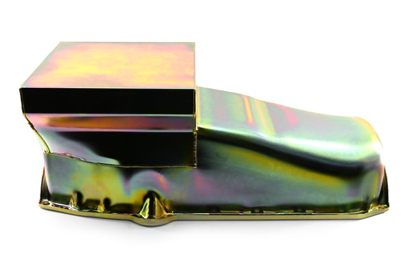 1958-79 CHEVY SMALL BLOCK 283-305-327-350-400 DRAG RACING OIL PAN - ZINC