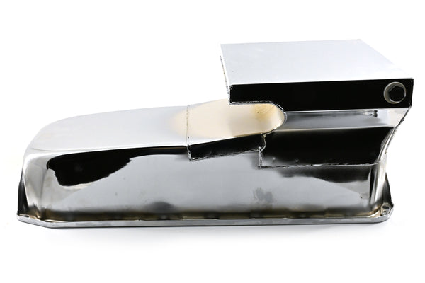 1962-67 CHEVY II-NOVA 1958-79 SMALL BLOCK 283-305-327-350-400 DRAG RACING OIL PAN - CHROME