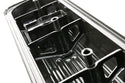 STEEL 1987-2000 CHEVY SB 5.0L 305 5.7L 350 CIRCLE TRACK RACING CENTER BOLT VALVE COVERS - BLACK