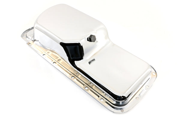1967-87 CHRYSLER-MOPAR BIG BLOCK 361-383-400-413-440 HEMI 426 OIL PAN - CHROME