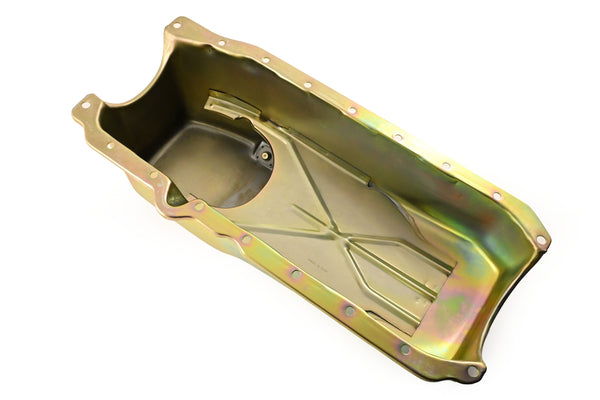 Steel Oil Pan for 1986–2002 Chevy SB 305/327/350 – Zinc-Plated