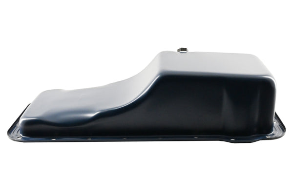 Steel Oil Pan – Fits 1958–1976 Ford FE Big Block 352‑390‑406‑427‑428 (Front Sump, Stock Capacity) – Blue Finish