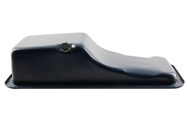 Steel Oil Pan – Fits 1958–1976 Ford FE Big Block 352‑390‑406‑427‑428 (Front Sump, Stock Capacity) – Blue Finish