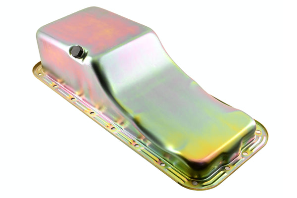 Steel Oil Pan – Fits 1958–1976 Ford FE Big Block 352‑390‑406‑427‑428 (Front Sump, Stock Capacity) – Zinc Finish