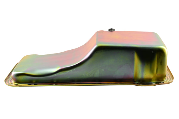 Steel Oil Pan – Fits 1958–1976 Ford FE Big Block 352‑390‑406‑427‑428 (Front Sump, Stock Capacity) – Zinc Finish