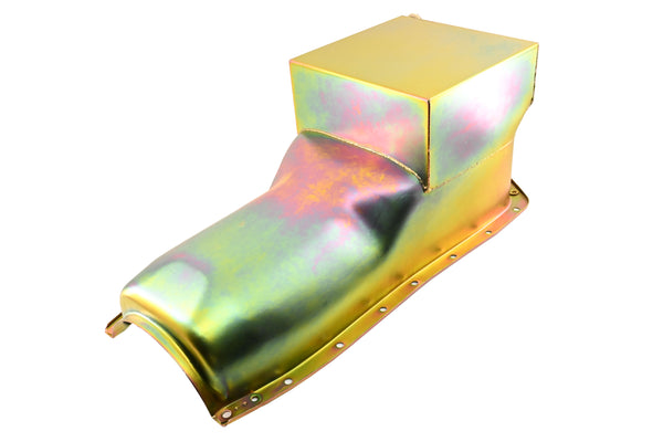 Steel Oil Pan for 1964-1980 Oldsmobile 330/350/400/425/455 – Zinc-Plated