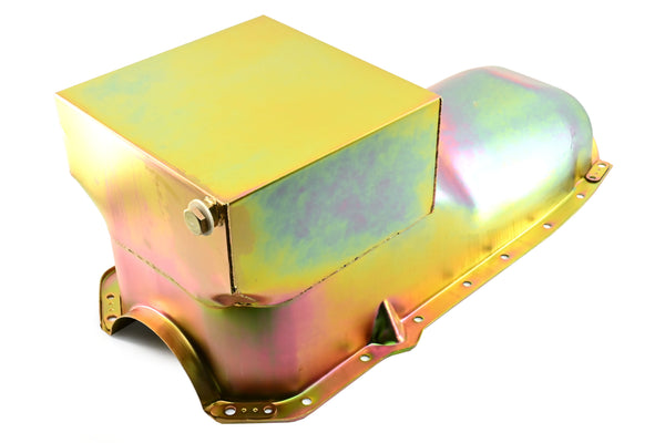 Steel Oil Pan for 1964-1980 Oldsmobile 330/350/400/425/455 – Zinc-Plated