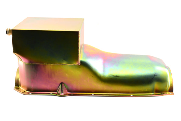 Steel Oil Pan for 1964-1980 Oldsmobile 330/350/400/425/455 – Zinc-Plated