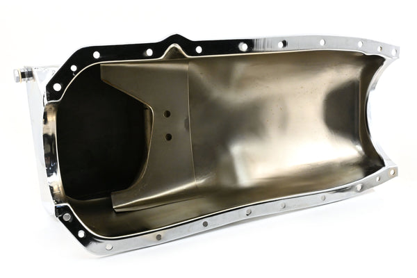 Steel Oil Pan for 1964-1980 Oldsmobile 330/350/400/425/455 – Chrome