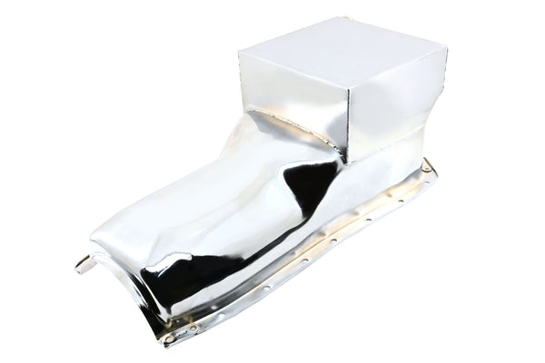 Steel Oil Pan for 1964-1980 Oldsmobile 330/350/400/425/455 – Chrome
