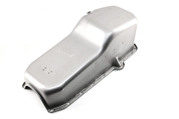 Steel Oil Pan for 1980–85 Chevy SB 267‑283‑305‑327‑350 – Raw Steel