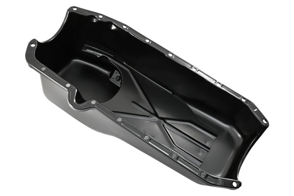 Steel Oil Pan for 1980–85 Chevy SB 267‑283‑305‑327‑350 – Black