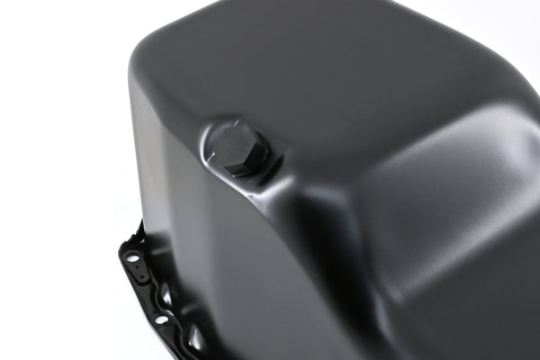 Steel Oil Pan for 1980–85 Chevy SB 267‑283‑305‑327‑350 – Black