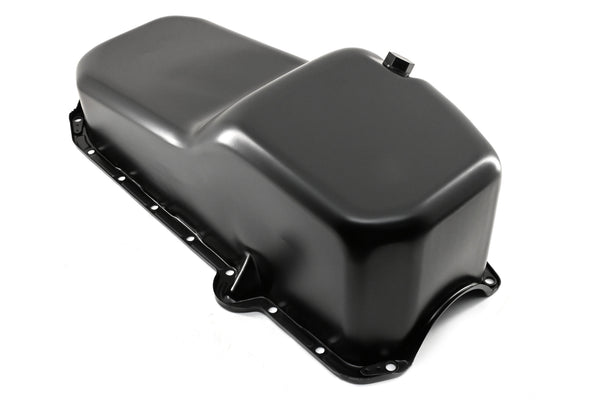 Steel Oil Pan for 1980–85 Chevy SB 267‑283‑305‑327‑350 – Black